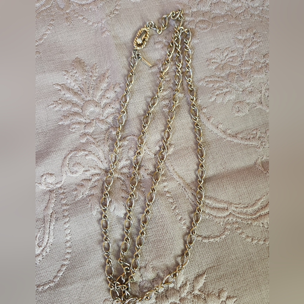 2/$30 D'Orlan Gold Tone 32" Necklace
